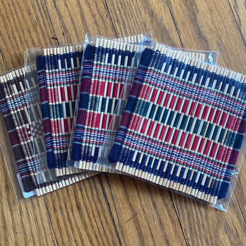 Fourpak Burmese coasters NWT